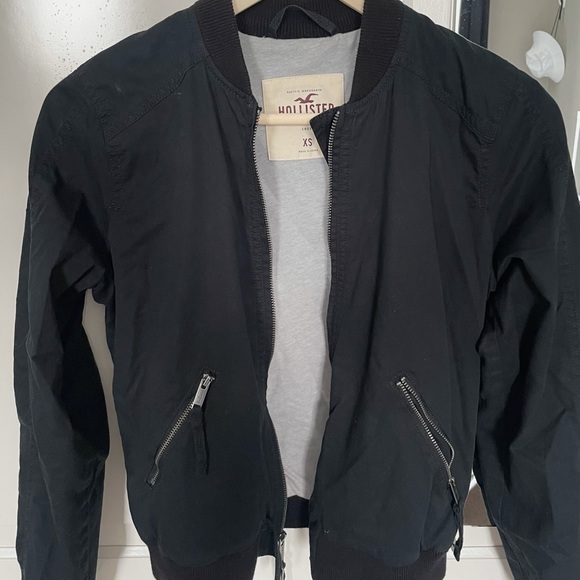 Hollister Jackets & Blazers - Hollister Black Bomber Jacket